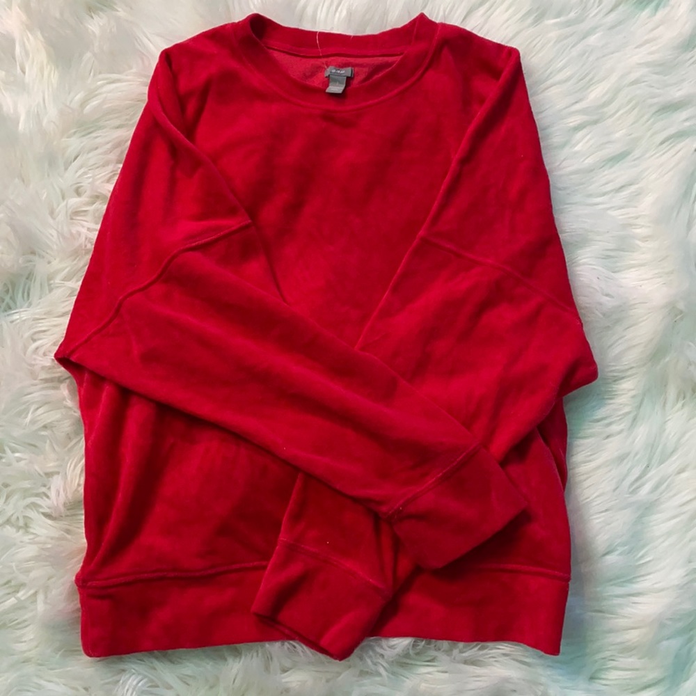 Red sweatshirt